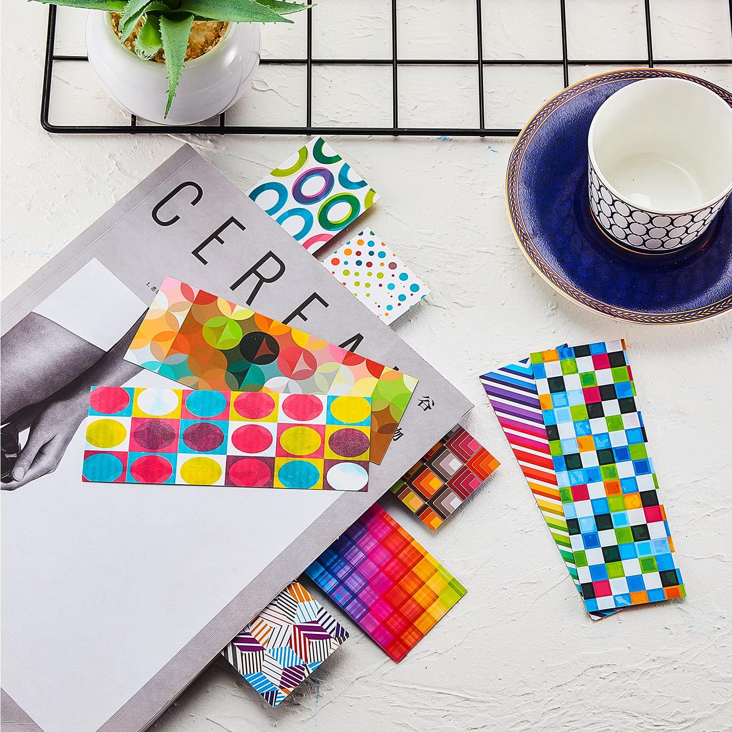 Laminated Bookmarks, Assorted Patterns, 160 Pieces — view 2