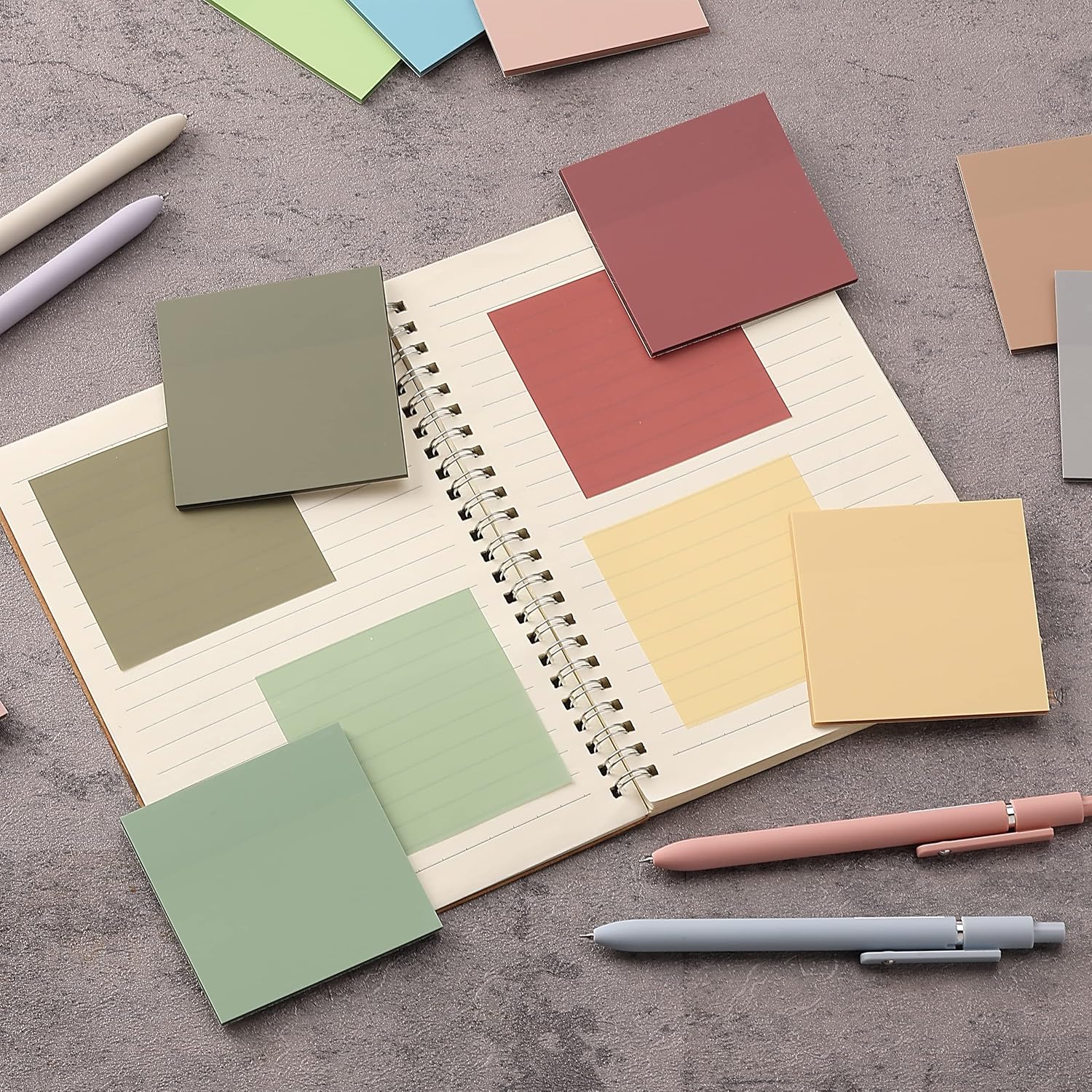 Transparent Sticky Notes, 3 x 3 Inch, 12 Pads, 600 Sheets — view 2